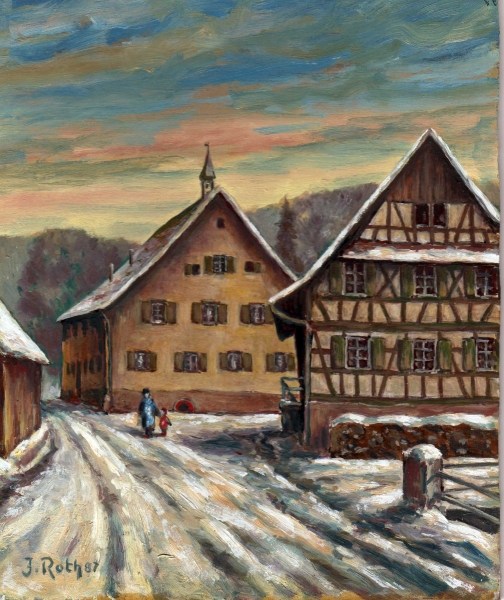 Talweg in Zell-Weierbach