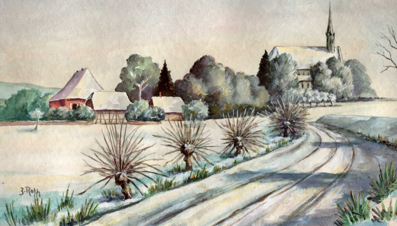 Weingartenkirche im Winter